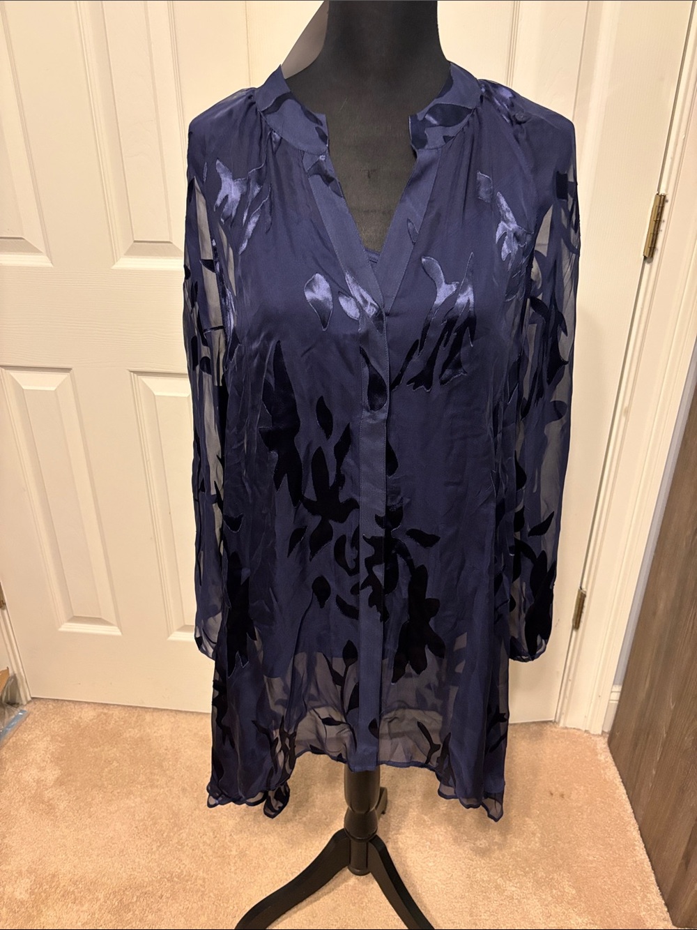 Soft Surroundings Multi Style Sheer Top